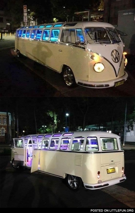 VW bus limo