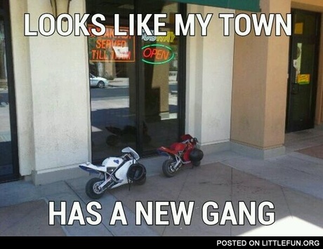 My town has a new gang