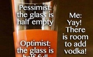 Pessimist, optimist and me