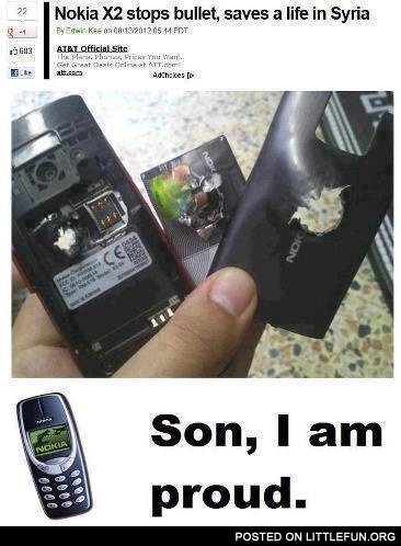 Nokia X2 stops bullet