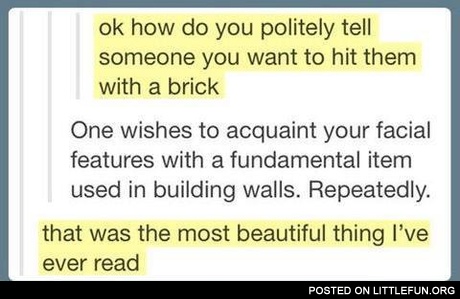How to tell