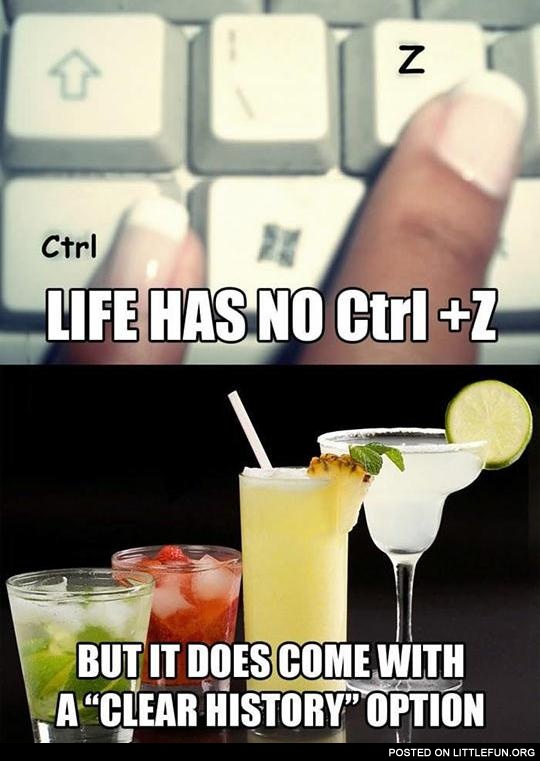 Life has no Ctrl+Z