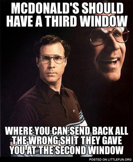 McDonald's should have a third window