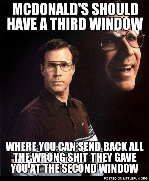 McDonald's should have a third window