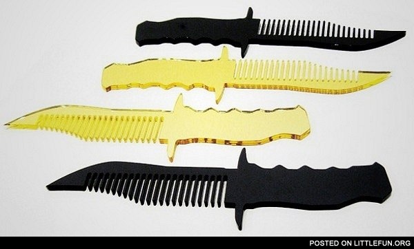 Knife combs