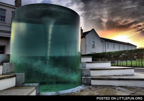 Awesome Vortex Water Sculpture by William Pye