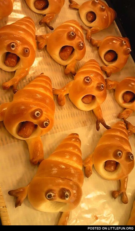 Funny hot dogs
