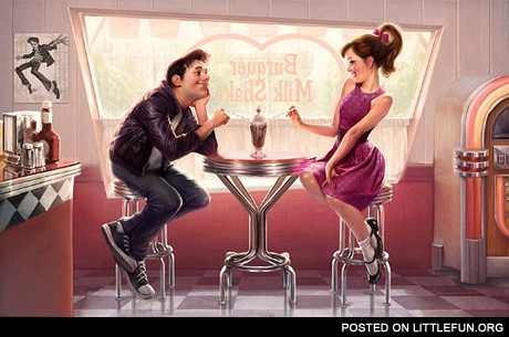In the cafe by Will Murai