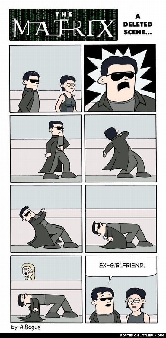 The Matrix, a deleted scene