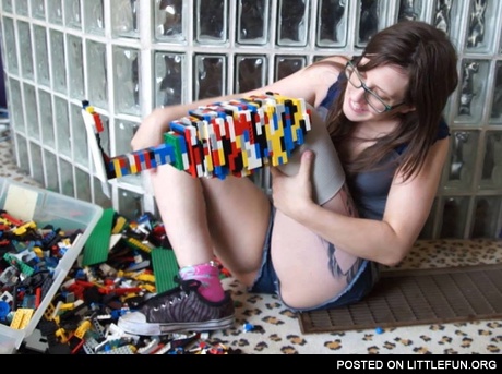 Lego leg
