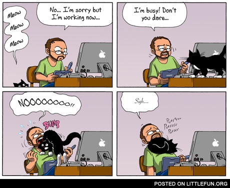 Everytime when I'm working