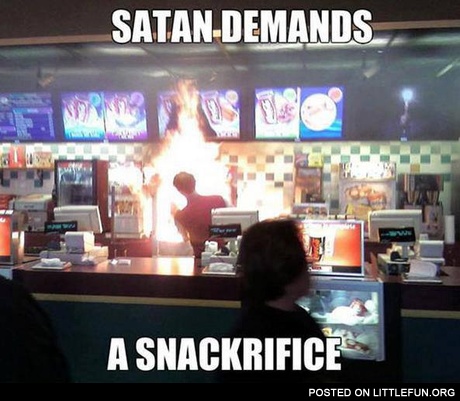 A snackrifice