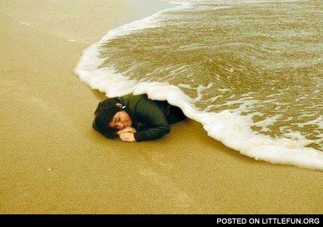Sleeping under the sea