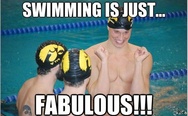Swimming is just fabulous