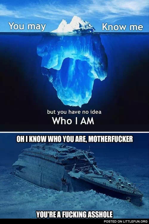 Iceberg vs. Titanic