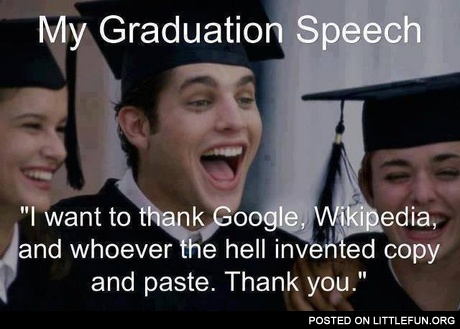 My graduation speech