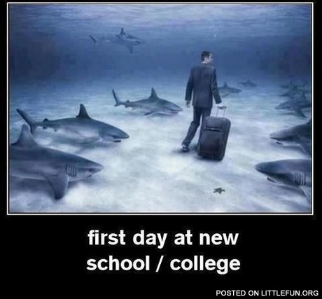 First day at new school/college