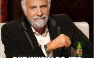 I don't always drive the speed  limit