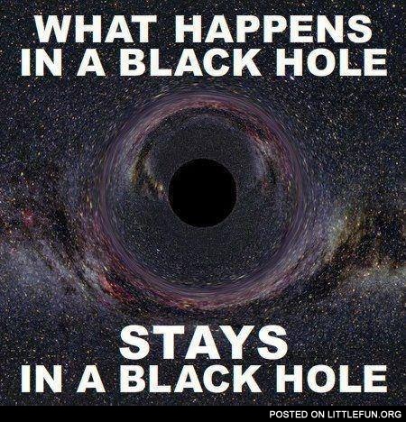 What happens in a black hole