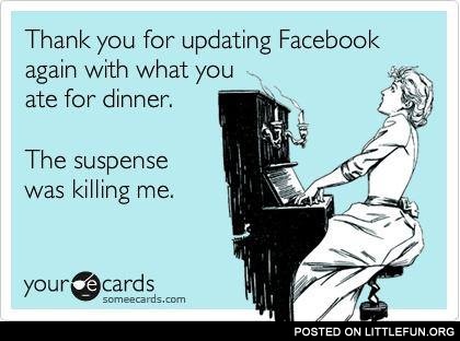 What you ate for dinner