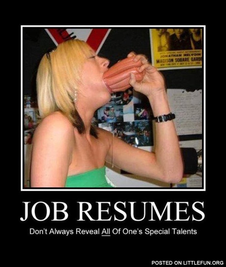 Job resumes