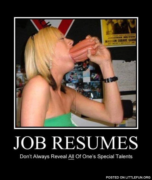 Job resumes