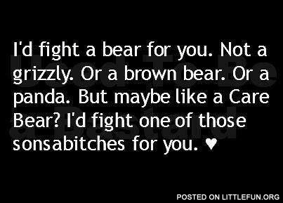 It's for you