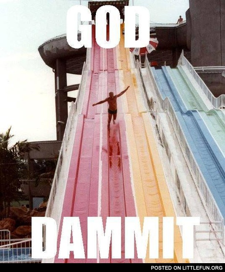 High water slide