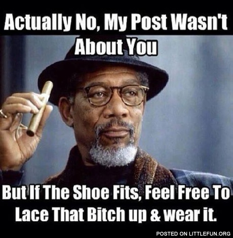 If the shoe fits