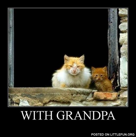 With Grandpa