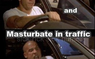 Vin Diesel in traffic