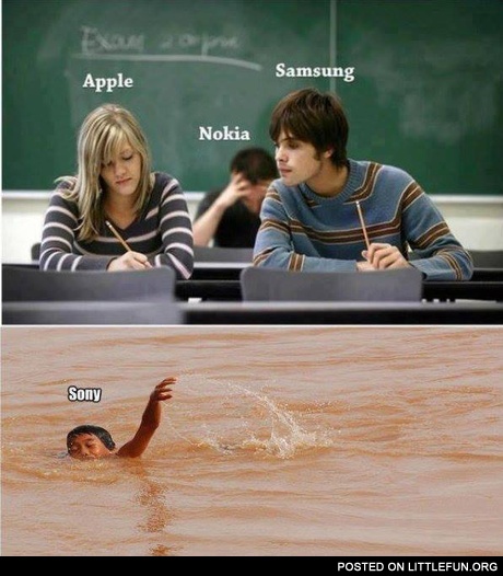 Apple, Nokia, Samsung and Sony