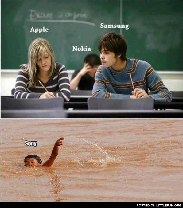 Apple, Nokia, Samsung and Sony