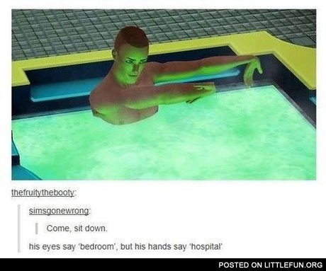 His eyes say "bedroom"