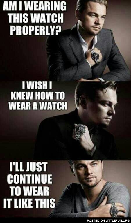 How to wear a watch
