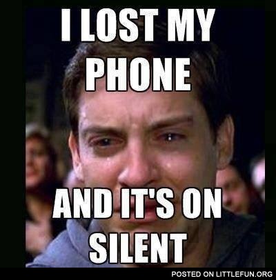 I lost my phone