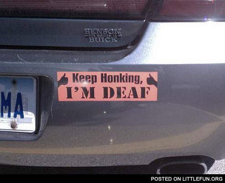 Deaf driver
