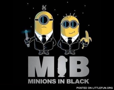 Minions in black