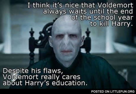 Nice guy Voldemort
