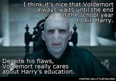 Nice guy Voldemort