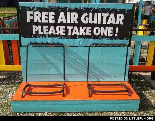Free air guitar