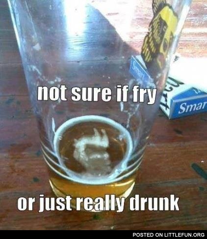 Not sure if Fry or just really drunk