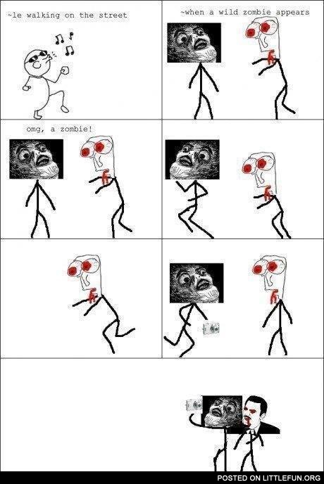 A wild zombie appears