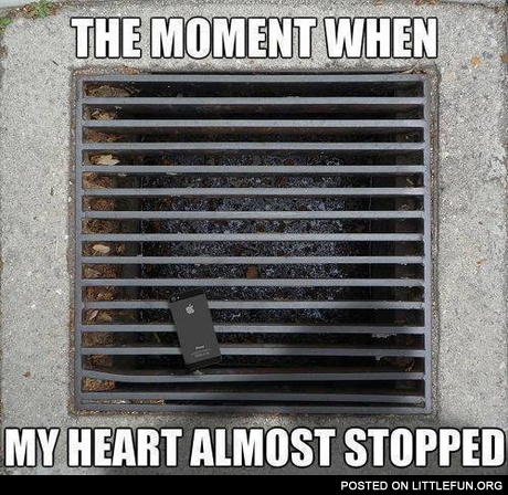Nearly lost my phone