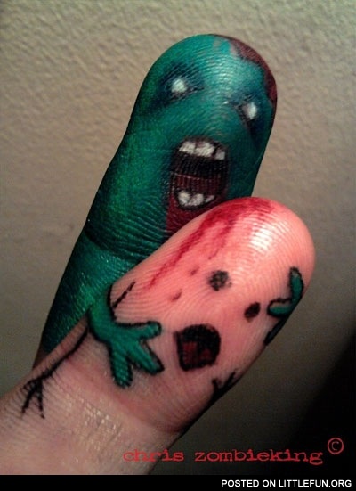 Zombie fingers