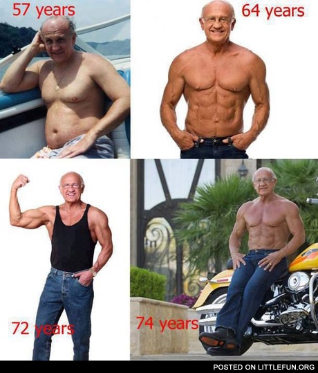 Old bodybuilder