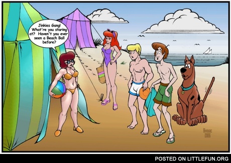 Velma at the beach