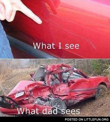 Dad's car