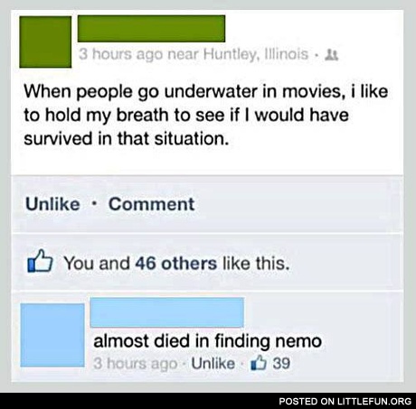 Underwater in movies