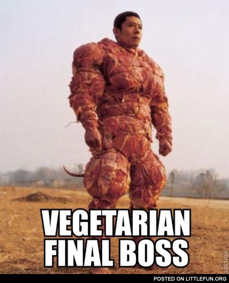 Vegetarian final boss